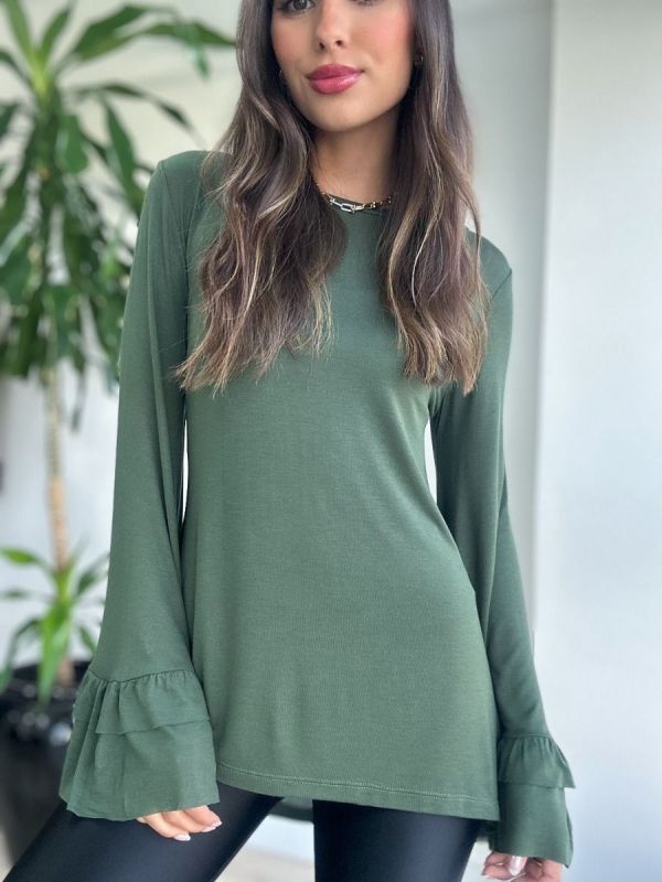 BLUSA MANGA SINO DUPLA