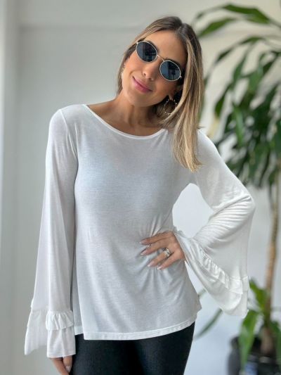BLUSA MANGA SINO DUPLA