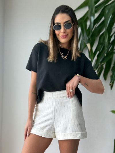 SHORTS ALFAIATARIA RISCA DE GIZ