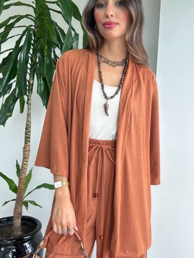 KIMONO CURTO SUEDE