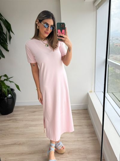 VESTIDO TSHIRT MIDI